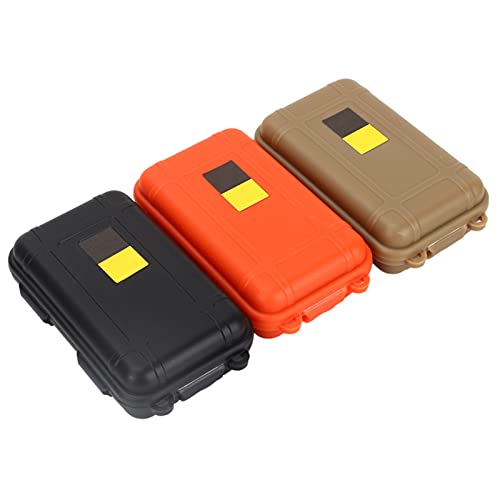 Outdoor Box, 3Pcs Plastic Outdoor Survival Box Container Storage Case, Outdoor Shockproof Boxes, Storage Case