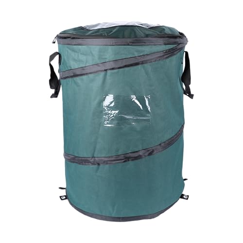 Coghlan's Deluxe Durable Pop-Up Trash Can – Collapsible Garbage Bin with Zippered Lid, Bag Clips, and Anchoring Points for...