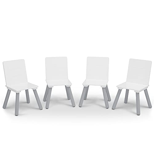 Delta Children Kids Table and Chair Set (4 Chairs Included) - Ideal for Arts & Crafts, Snack Time, Homeschooling, Homework...