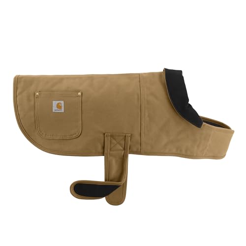Carhartt Firm Duck Insulated Dog Chore Coat, Durable Weather Resistant Jacket for Cold and Windy Conditions, PFAS Free (Ca...