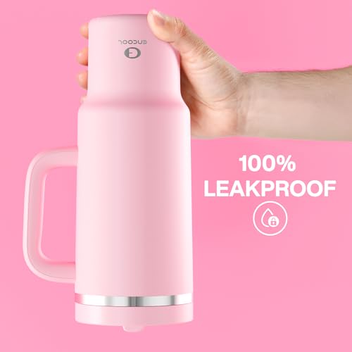 40 oz Tumbler with Handle and Straw: Stainless Steel Insulated Tumbler Keeps Cold for 24 Hours, Leakproof Travel Cup Fits ...