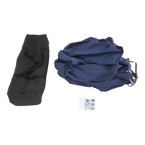 15.09x7.55ft Car Canopy Umbrella, Car Sun Shade Umbrella Cover Tent with Wind-Proof Ropes, Semi Automatic Portable Roof Te...