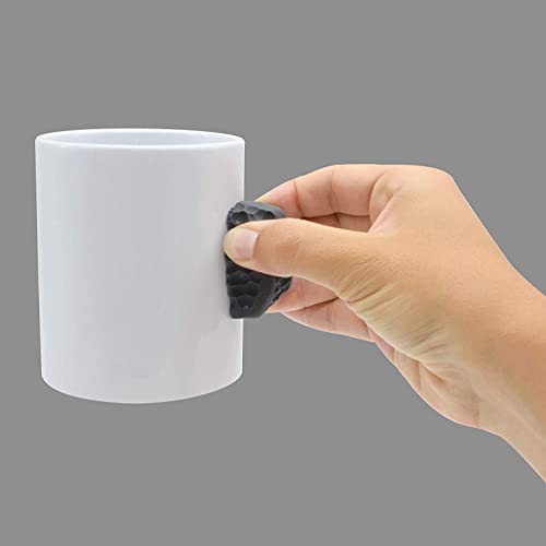 YY Vertical Climbing Mug Evo, Pinch Mug for Rock Climbers and Boulderers, Indoor Bouldering Grip Cup, Unique Gift, Black