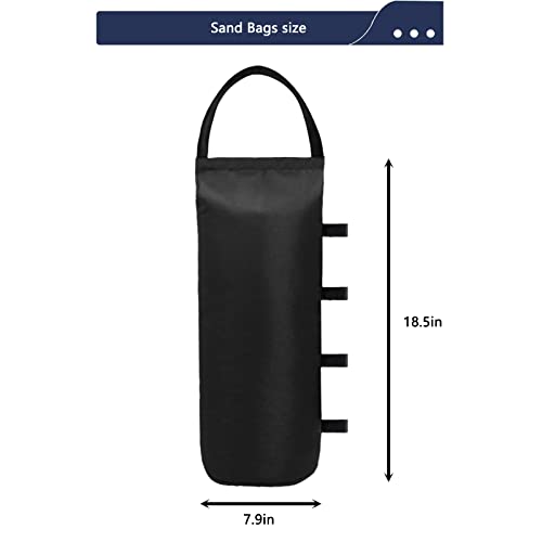 IALNAI 112 LBS Canopy Weights Sand Bags for Canopy Outdoor Advertising Tent Sunshade Fixed Windproof Pop up Tent（No Sand） ...