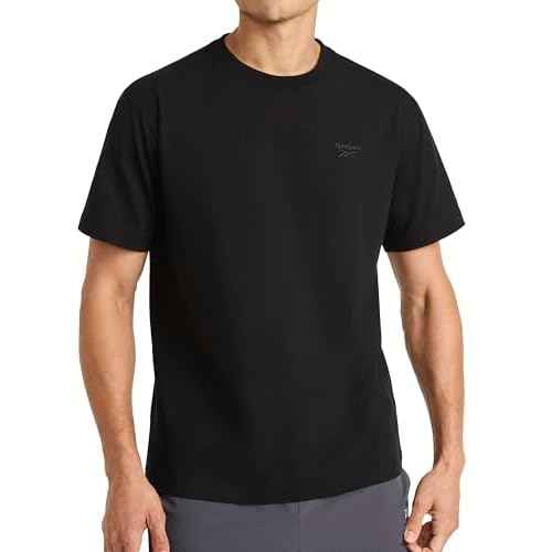 Reebok Mens Vector Embroidery Crewneck T-Shirt