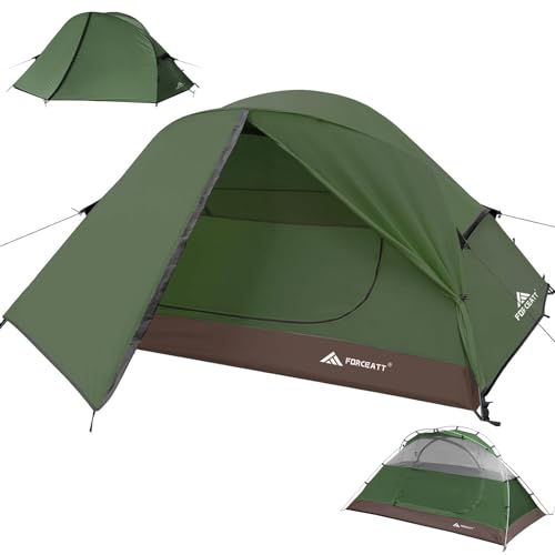 Forceatt Camping Tent 2 Person, Backpacking Tent Waterproof & Windproof, Ultralight Instant Tent with Rain Fly for Campin...