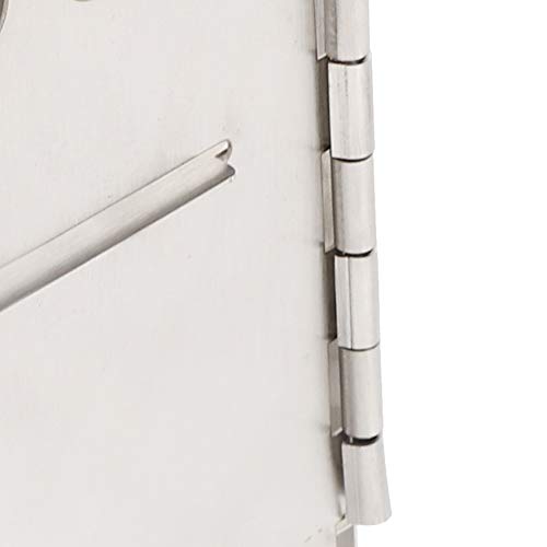 Portable Stainless Steel Folding Stove, Wide Opening Design for Adding Wood with Reusable Pouch, for Outdoor Camping BBQ H...