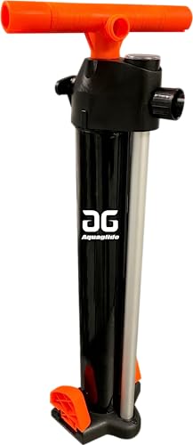 AQUAGLIDE Universal SUP Hand Pump for Stand Up Paddle Boards Single and Double Action High Pressure Pump 29 PSI Capability...