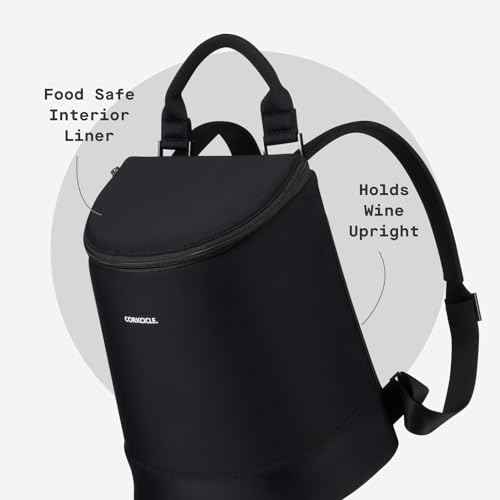 Corkcicle EOLA Cooler Backpack, Waterproof and Leak Proof Insulated Bag, Perfect for Wine, Beer, and Ice Packs