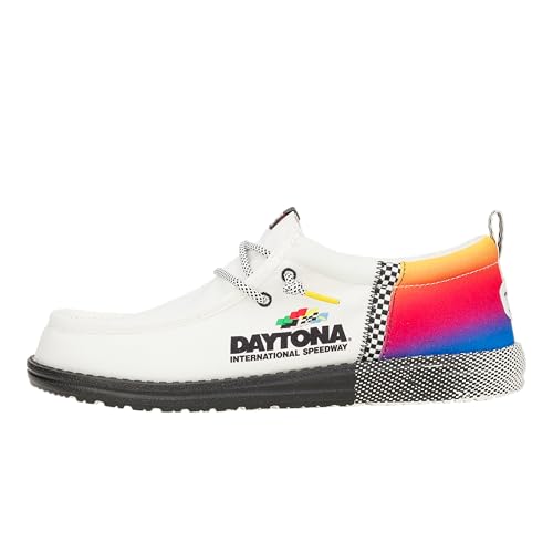 HEYDUDE X NASCAR, Men's Slip-on Loafers, Comfortable & Light-Weight