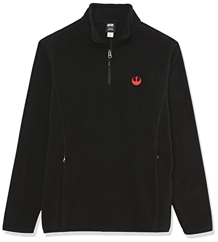 Amazon Essentials Disney | Marvel | Star Wars Men's Polar Fleece Quarter-Zip Mock Jackets