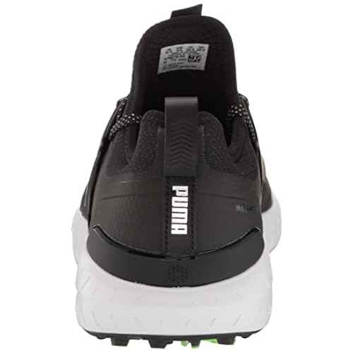 PUMA Men's Ignite Articulate Golf Shoe, Black Silver Black, 10