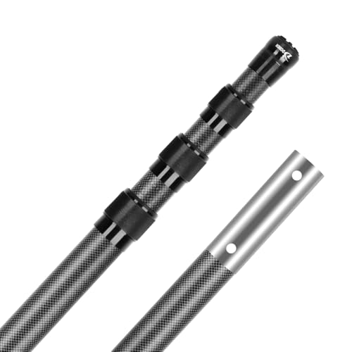 Carbon Fiber Pool Pole with Heavy Duty Pool Net Skimmer