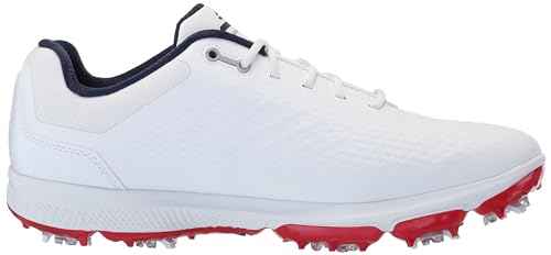 Pro 6 Waterproof Golf Shoe White/Navy/Red