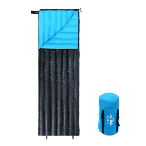 Tuphen Double Sleeping Bag, Sleeping Bag with 2 Pillows, Queen Size XL Bag for 2 People, Cold Warm Weather- 3 Seasons, Wat...