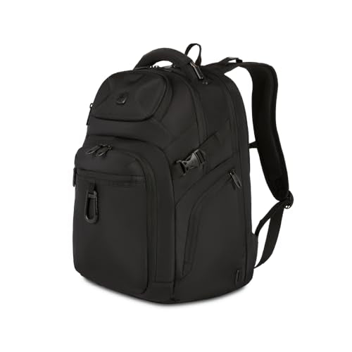 SwissGear Endure ScanSmart 17" Laptop Backpack – Reflective Tech Backpack with ScanSmart Compartment – Multiple Organizer ...