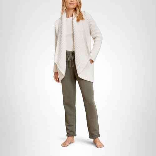 Barefoot Dreams CozyChic Honeycomb Shawl Cardigan