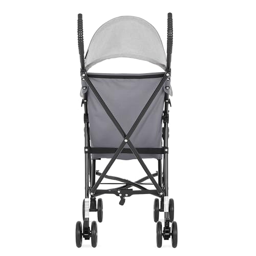 Dream On Me Aero Travel Umbrella Stroller, One-Hand Quick Fold, 3-Point Safety Harness, Dual Brakes, Adjustable Removable ...