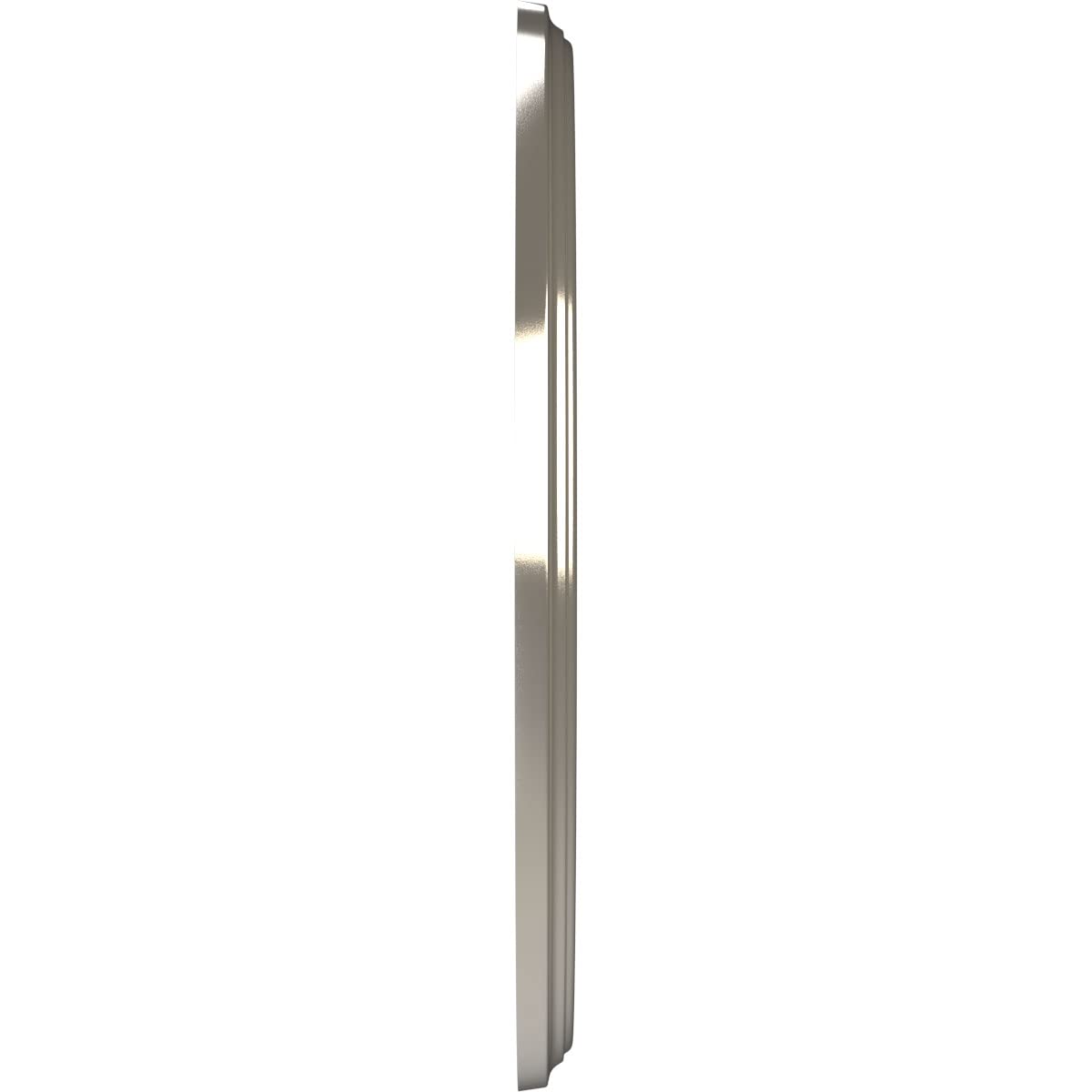 Ekena Millwork Cmp16Bebcr Berkshire Thermoformed Pvc Ceiling Medallion (Fits Canopies Up To 7), 16Od X 3 1/2Id X 1P, Bright Coat