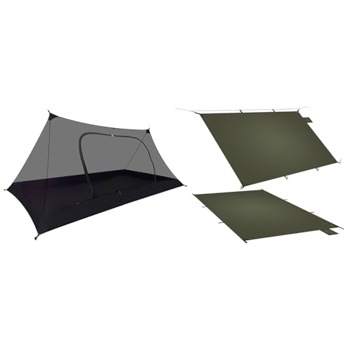 Onewind Mesh Tent with Bathtub and Tent Footprint