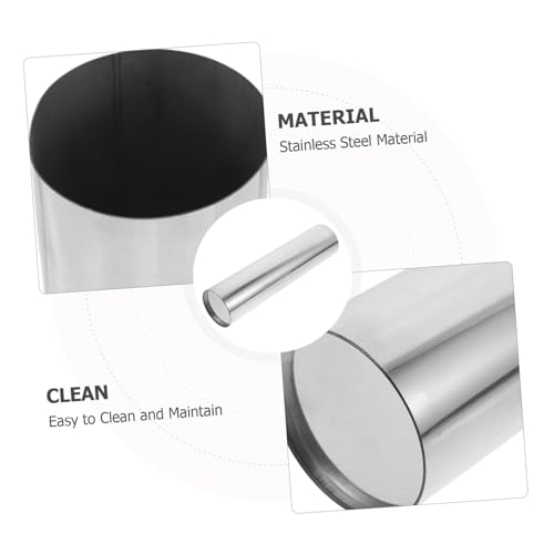MAGICLULU Stainless Steel Ice Tube: Ice Cylinder Drink Dispenser Container Insert for Buffet Beverage Dispenser Cold Drink...