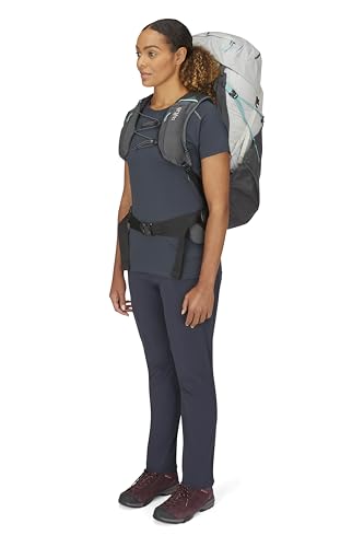 Rab Women's Muon ND Hiking Pack - Lightweight Durable Backpack for Hiking, Trekking, & Backpacking - Pewter/Graphene - 50-...