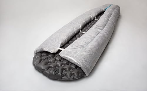 WIND HARD Tiny PRO Series 10D Lightweight 800FP Wearable Down Sleeping Bag Quilt for Backpacking Camping Adult Outdoor Tra...