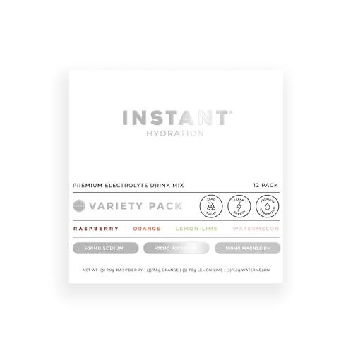 Instant Hydration Electrolytes Powder Packets - Variety Pack - Zero Sugar - Keto, Vegan, Gluten-Free, Non-GMO - Boost Reco...