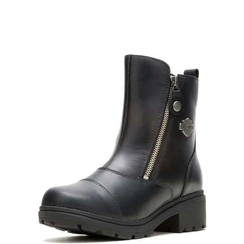 Harley-Davidson womens Amherst Leather Motorcycle Casual Boot