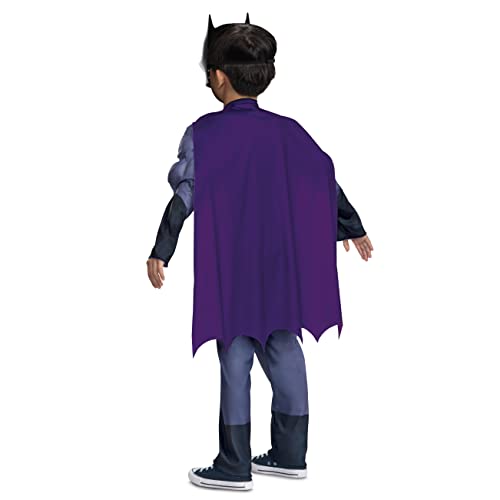 Disguise Batwheels Batman Muscle Costume, Official Batwheels Costume Outfit and Headpiece, Size (3T-4T)