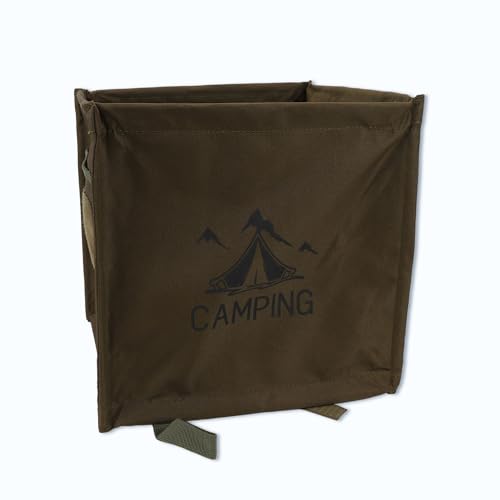 ZEMBSOYA Throw Line Cube Bag, Easy Folding Arborist Throw Line Storage Portable Climbing Rope Organizer Basket for Tree Wo...