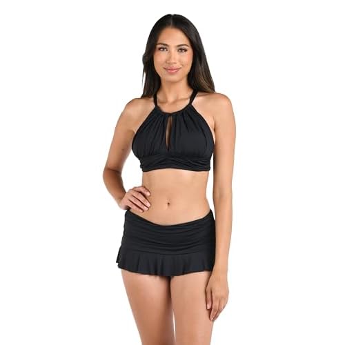 Island Goddess Halter Tankini Skirted Swimsuit Bottom