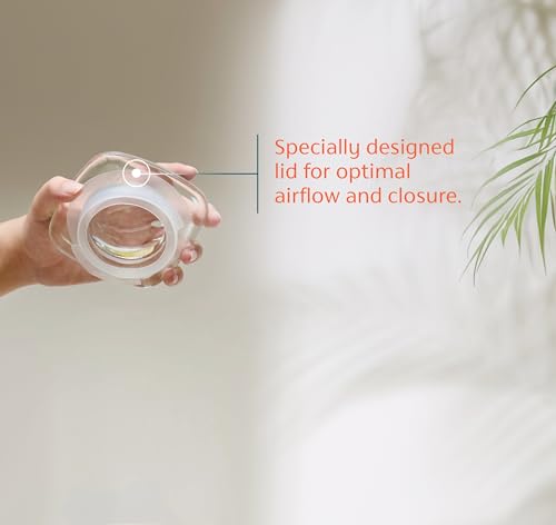 Kook Glass Drink Dispenser, with Leak-Proof Stainless Steel Spigot and Customizable Label Tag, Clear Mason Jar, Beverage S...
