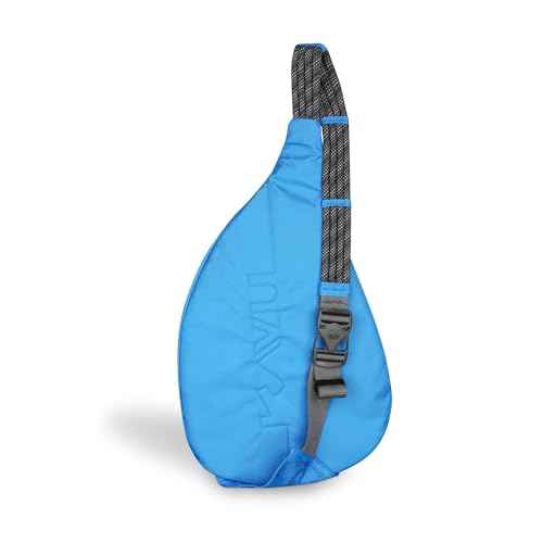 KAVU Original Rope Sling Pack with Adjustable Rope Shoulder Strap, Blue Spark