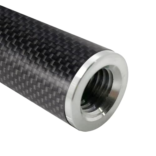 Carbon Fiber Extension Pole Rod 5/8-11 Threads Screw Mount Telescopic Pole Extender for Level GPS RTK Surveying GNSS Robot...