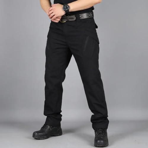 Men's Tactical Cargo Pants – Water Resistant, Lightweight Work & Hiking Pants with Multi Pockets, Belt Not Included