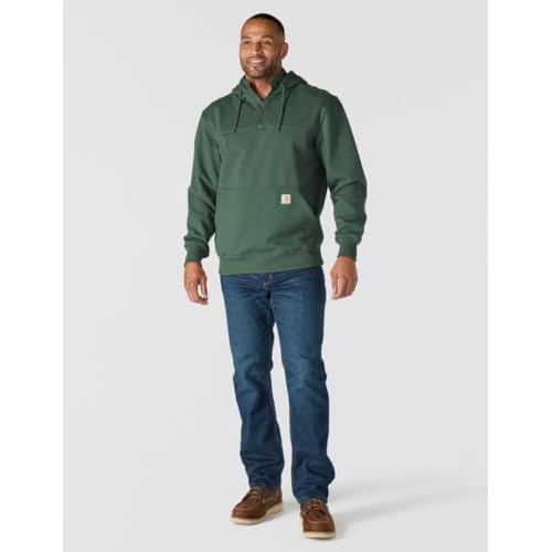 Carhartt mens Rain Defender Loose Fit Heavyweight Quarter-zip Sweatshirt