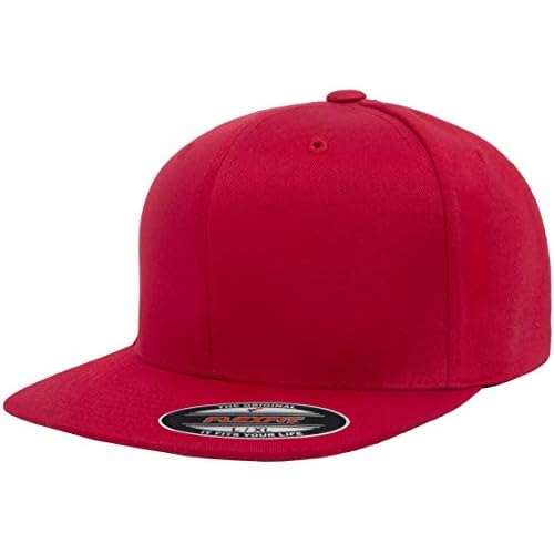 Flexfit Men's On Field Pro-Baseball Cap, Red, Small-Medium