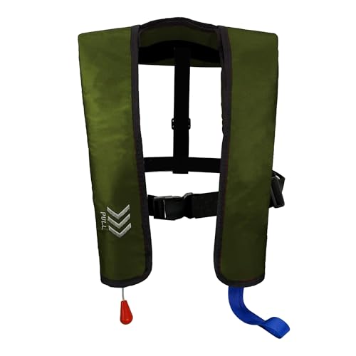 Automatic Inflatable Life Jackets for Adults Life Vests PFD Low Profile Load Capacity Up to 330lbs
