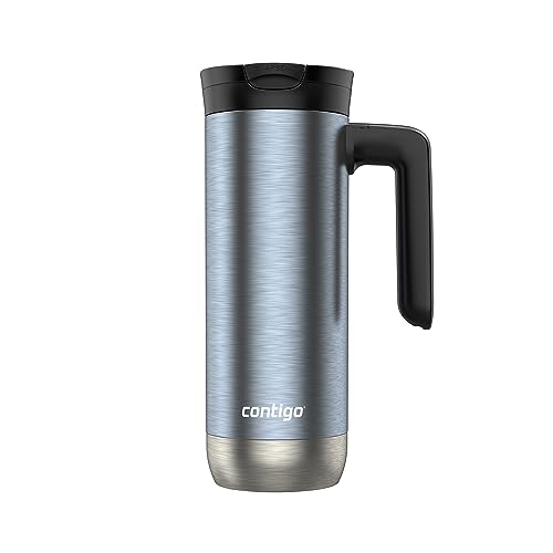 Contigo Superior 2.0 Stainless Steel Travel Mug with Handle Leak-Proof Lid Double-Wall Insulation for Hot & Cold Beverage...
