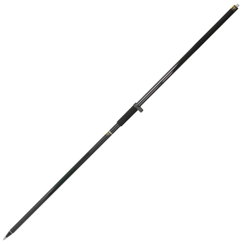 DMITER Surveying Bipod Aluminum Stand with Telescopic Struts, Carbon Fiber GPS Pole 6.56FT/2M x 2 Section Pole with 5/8” A...