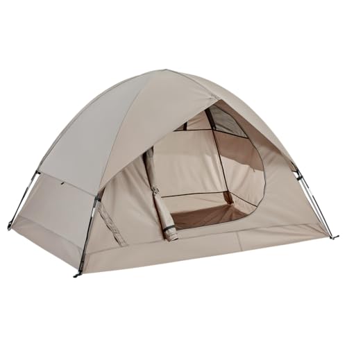 Spacious Waterproof 2/4 Person 4-Season Tent with Big Rain Fly – Versatile Outdoor Camping Tent for Hiking, Backpacking, a...