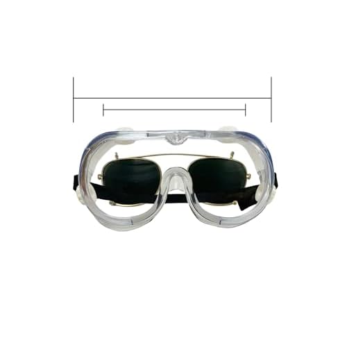 keebomed Chemical Splash/Impact Safety Goggle, Soft, Adjustable 1 -Pack