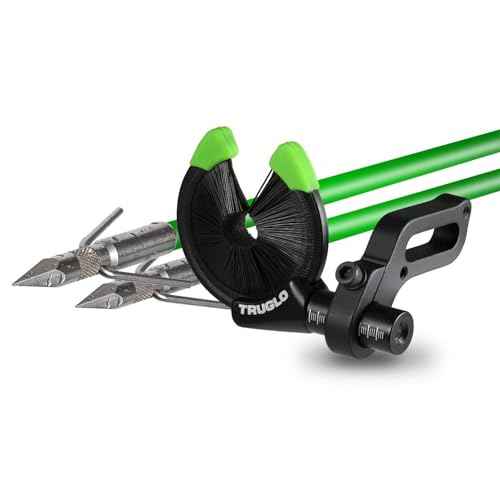 TRUGLO Ez Rest Superior Hunting Easy to Use Versatile Durable Bowfishing Kit Ez Rest Arrow Rest and 2 Complete Arrows Included