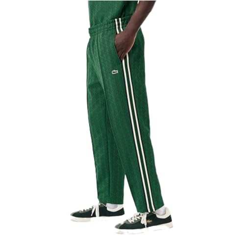 Lacoste Men's Vintage Fit Printed Monogram Track Pant