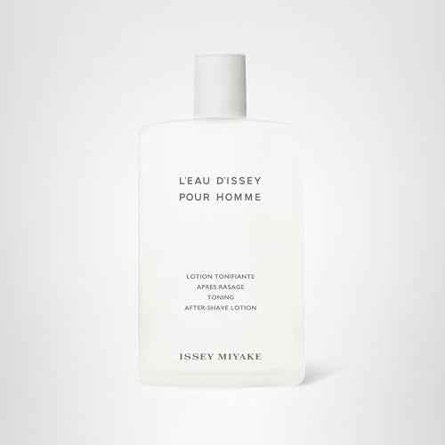 Issey Miyake L'Eau d'Issey Pour Homme After-Shave Lotion for Men - Refreshing Lotion - Softens Skin - With Notes of Yuzu, Nutmeg & Sandalwood - 3.3 oz