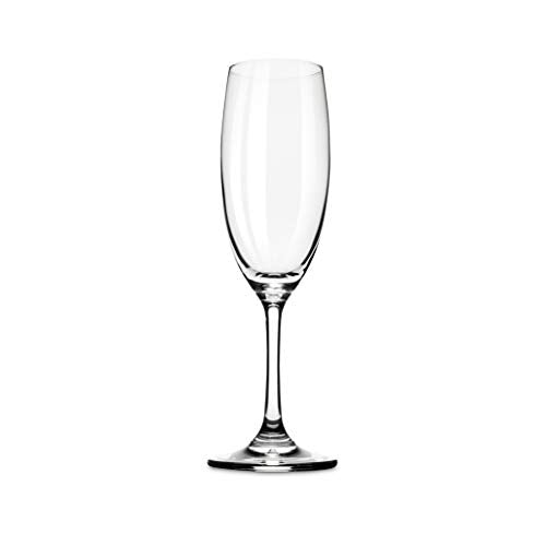 True Cuvée Champagne Flutes, Elegant Champagne Glasses Gift Set, Perfect for Sparkling Wine, Prosecco, Mocktails, Wedding ...