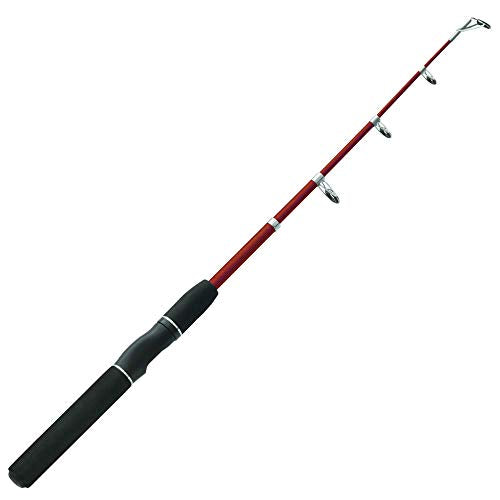 Zebco Z-Cast Spinning Fishing Rod Durable Z-Glass Fishing Pole, Comfortable EVA Rod Handle, Shock-Ring Guides, Medium Power