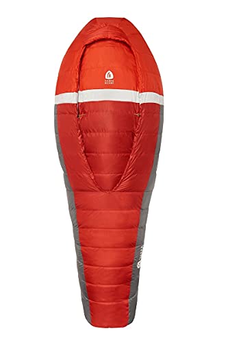 Sierra Designs Backcountry Bed 20 Degree Sleeping Bag with 650 Fill Dridown - Lightweight Zipperless Down Sleeping Bag for...