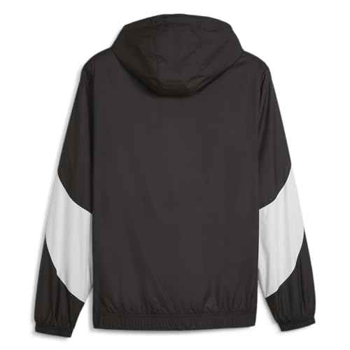 PUMA Men's BMW M Motorsport Hooded Woven Jacket, PUMA Black, Small